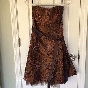Jessica McClintock Strapless Dress (size 10)